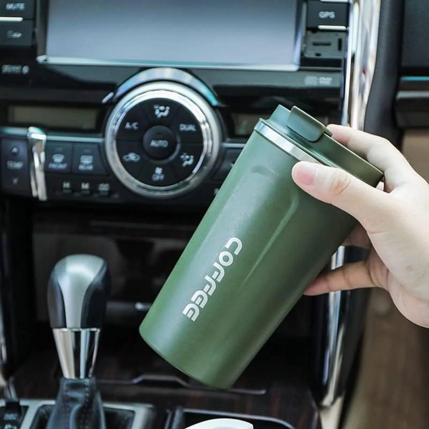 Innotech Double Wall Stainless Steel Smart Temperature Display Coffee, Tea, Hot Drinks Mug/Bottle/Cup with Led Temperature Display on Lid