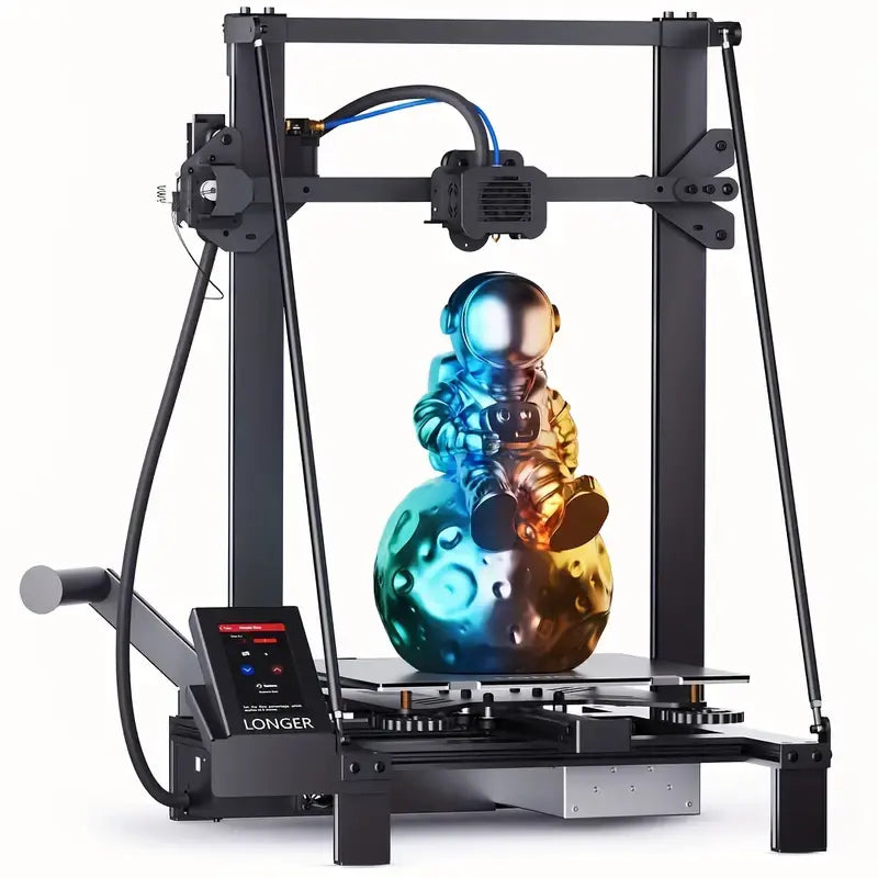 Longer LK5 PRO 3D Printer, 90% Pre-Assembled, Large-Format 3D Printer with 4.3-Inch Touchscreen, Silent Motherboard, Large Print Size 11.8"X11.8"X15.7", Fully Open Source, Large Size 3D Printer
