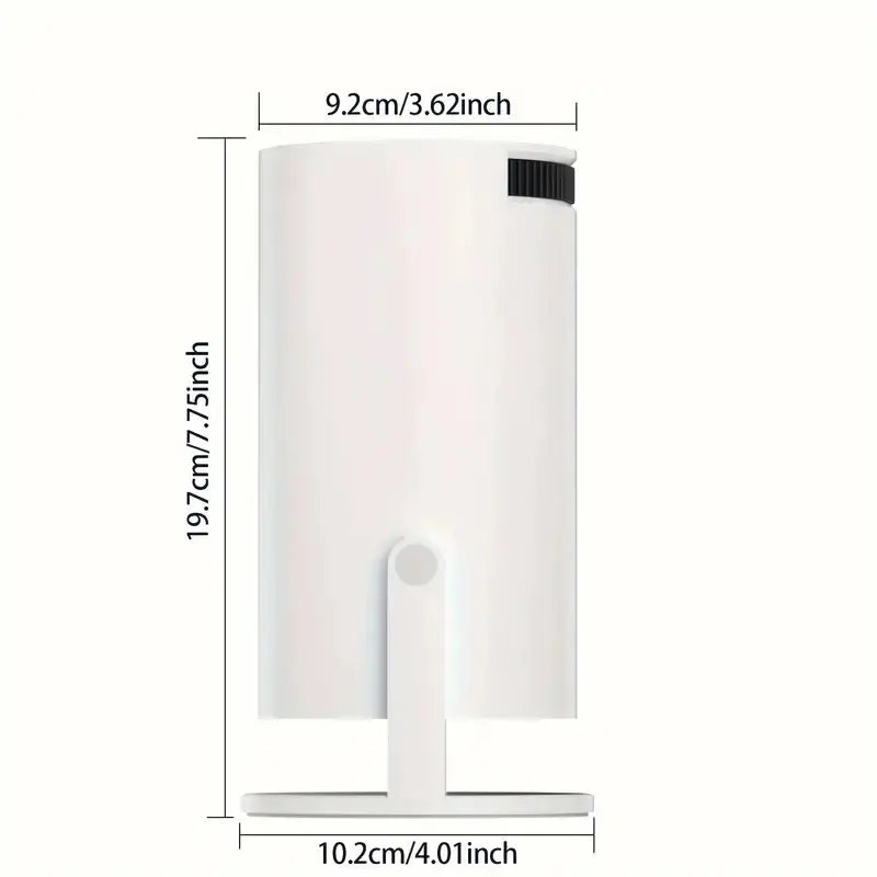 Upport 4K 1080P Home Theater Projector - 200ANSI, 130-Inch Screen, 180° Rotatable, Short-Throw Audio Crystal Portable Adjustable