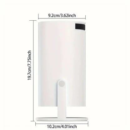 Upport 4K 1080P Home Theater Projector - 200ANSI, 130-Inch Screen, 180° Rotatable, Short-Throw Audio Crystal Portable Adjustable